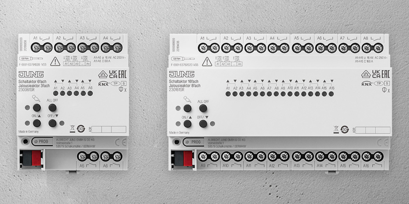 KNX Schalt- und Jalousieaktoren bei Mäckle Elektrotechnik GmbH & Co.KG in Blaustein, Württ