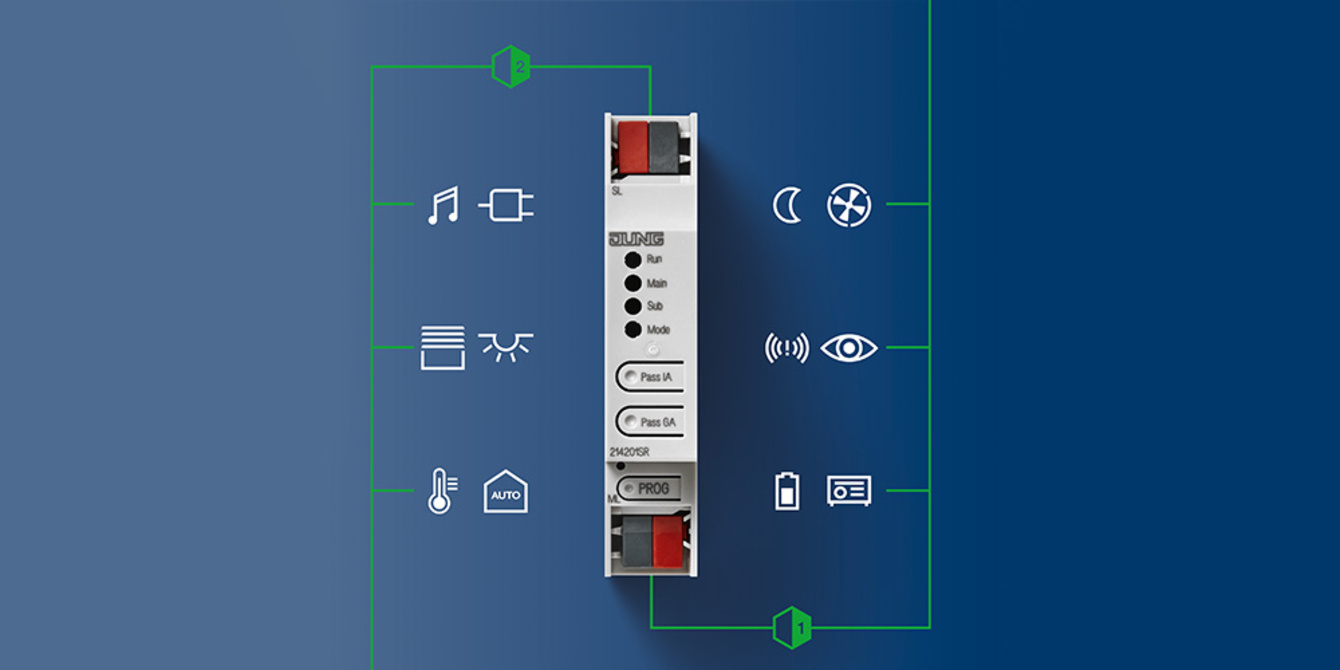 KNX Bereichs- und Linienkoppler bei Mäckle Elektrotechnik GmbH & Co.KG in Blaustein, Württ
