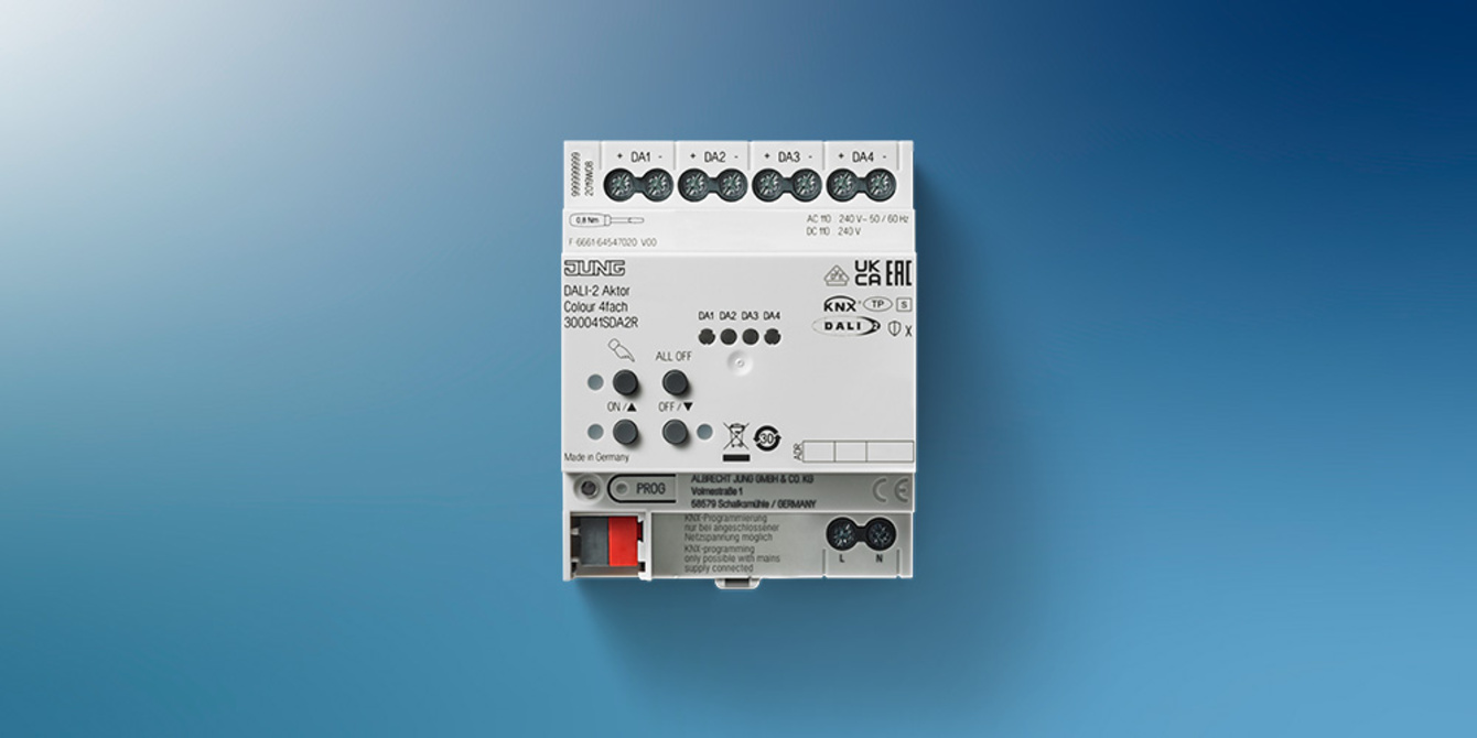 KNX DALI 2 Gateway Colour bei Mäckle Elektrotechnik GmbH & Co.KG in Blaustein, Württ
